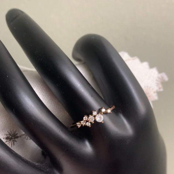 (2for$30)Zircon Rose Gold Ring Size 9 - Picture 6 of 8